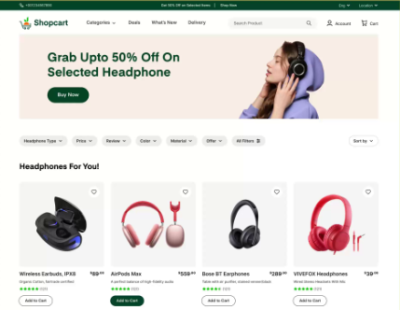 E-Commerce Front-End Development